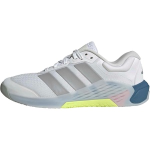 adidas Womens Dropset 4 Training Sneakers Shoes – White(White/Halo Silver/Dusky Ink)