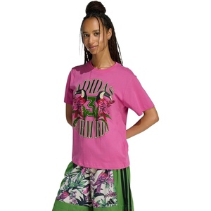 adidas Women’s Farm Rio Graphic T-Shirt(Semi Lucid Fuchsia/Crystal Linen)