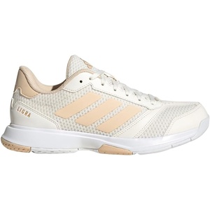 adidas Womens Ligra 8 Indoor Shoes(Off-white/Crystal Sand/White)
