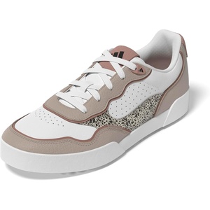 adidas Women’s Retrocross 25 Spikeless Golf Shoes(Footwear White/Wonder Taupe/Warm Clay)