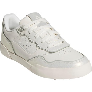 adidas Women’s Retrocross 25 Spikeless Golf Shoes(Off White/Wonder Silver/Gum 4)