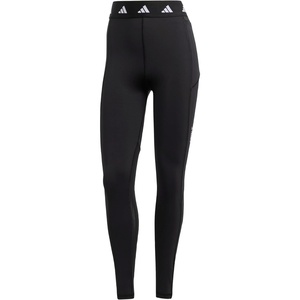 adidas Women’s Techfit Stash Pocket Full-Length Leggings(Black/White)