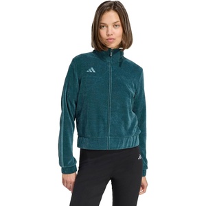 adidas Women’s Tiro Velour Track Top(Aurora Ivy)