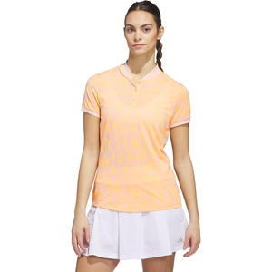 adidas Women’s ULTIMATE365 Jacquard Climacool Polo Shirt(Blush Pink)