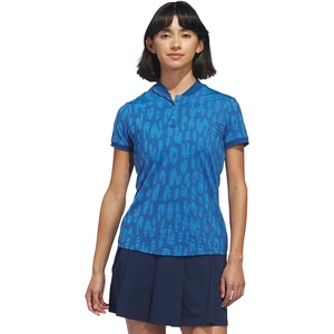 adidas Women’s ULTIMATE365 Jacquard Climacool Polo Shirt(Dusky Petrol)