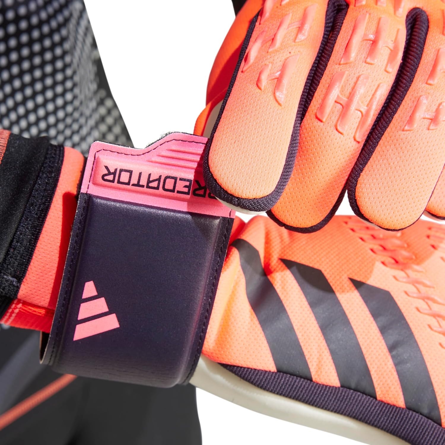 image:imageAdidas Adidas Unisex League Goalie GlovesTurboAurora BlackTurbo