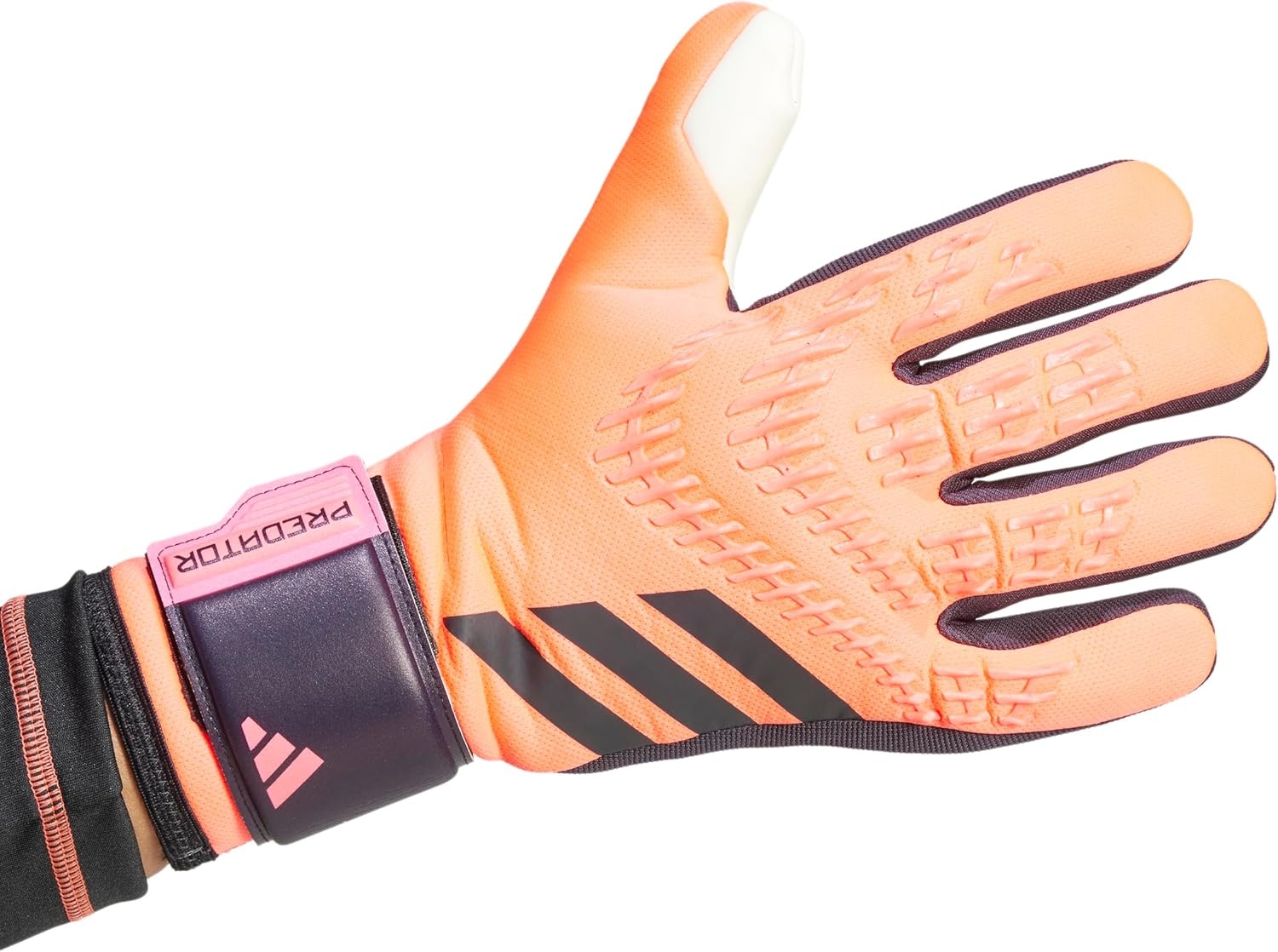 image:imageAdidas Adidas Unisex League Goalie GlovesTurboAurora BlackTurbo