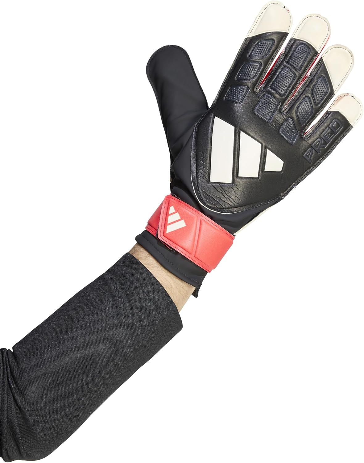 image:imageAdidas Copa Club Goalie Soccer GlovesBlackBlackLucid Red