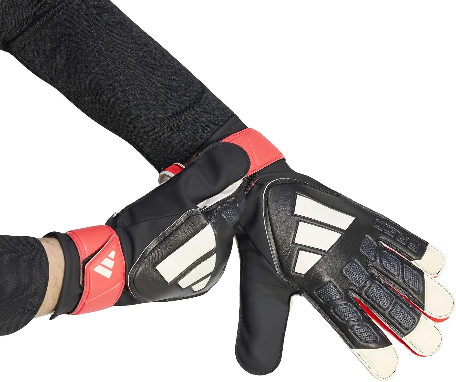 image:imageAdidas Copa Club Goalie Soccer GlovesBlackBlackLucid Red