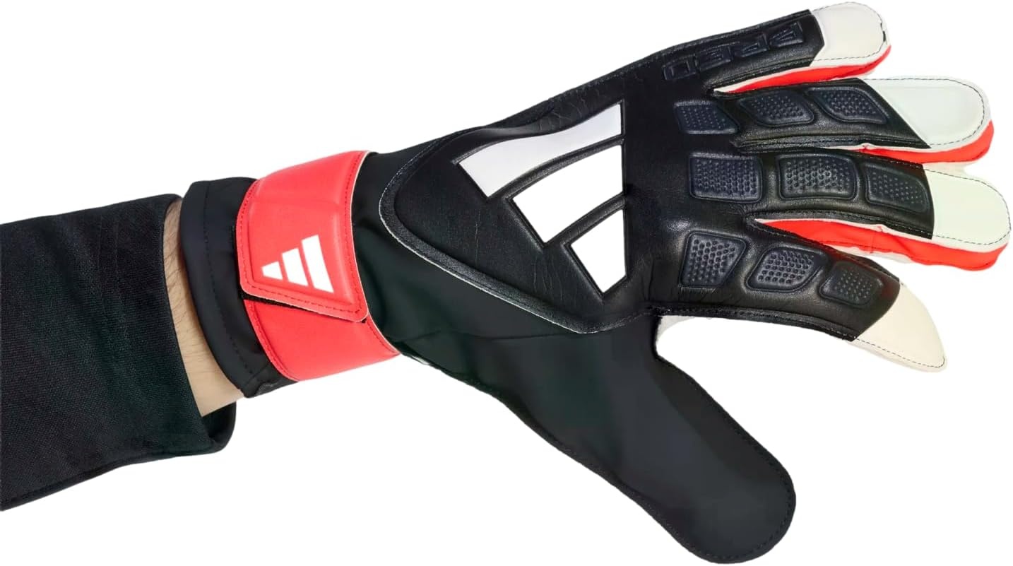 image:imageAdidas Copa Club Goalie Soccer GlovesBlackBlackLucid Red