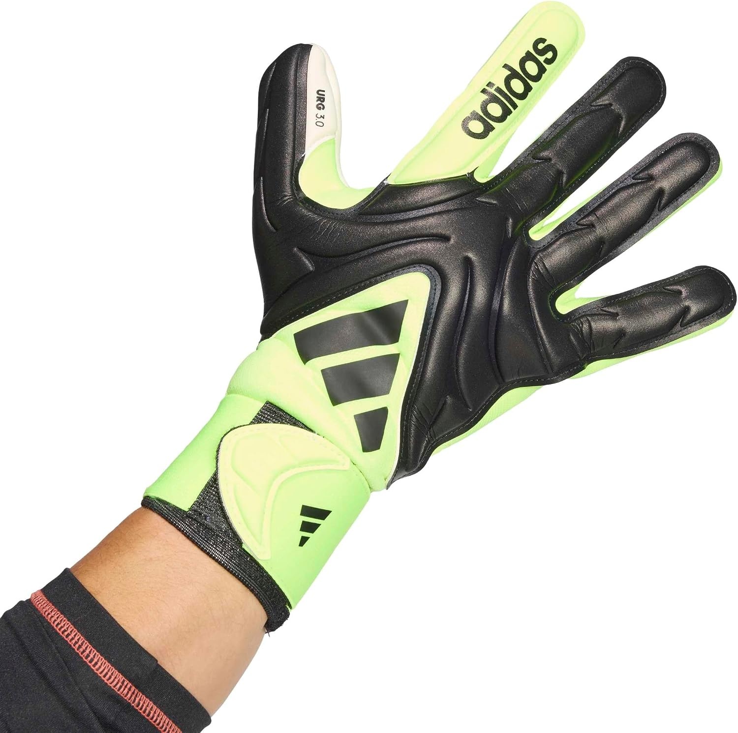 image:imageAdidas Copa League Goalie GlovesBlackBlackLucid Lemon