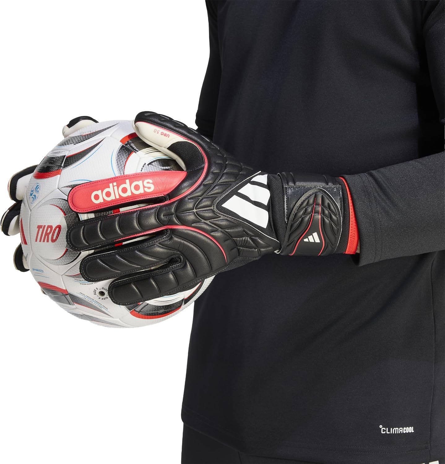 image:imageAdidas Copa League Goalie GlovesBlackLucid RedWhite
