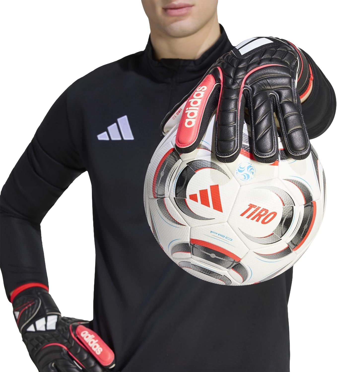 image:imageAdidas Copa League Goalie GlovesBlackLucid RedWhite