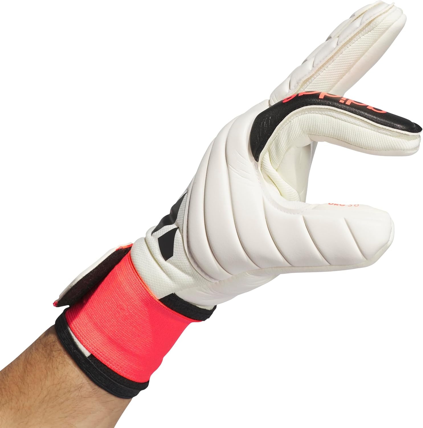 image:imageAdidas Copa League Goalie GlovesIvorySolar RedBlack