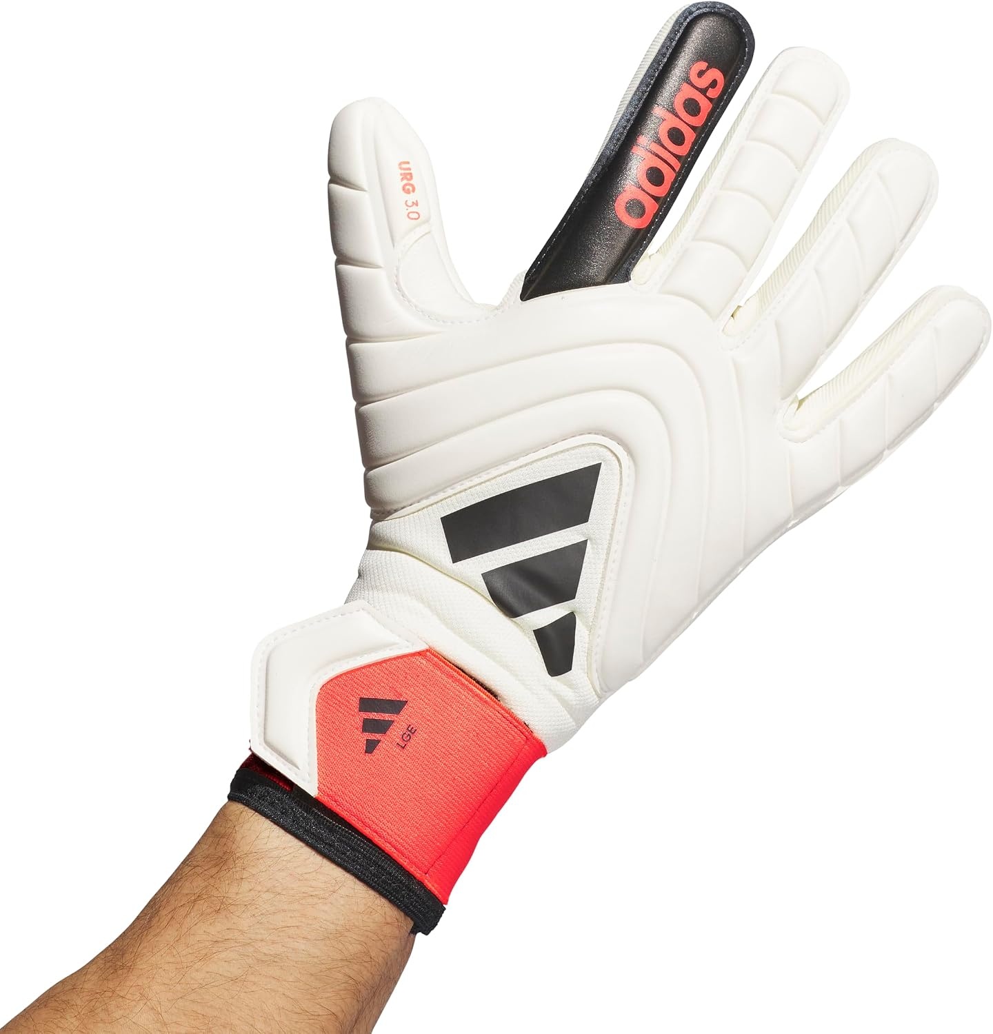 image:imageAdidas Copa League Goalie GlovesIvorySolar RedBlack