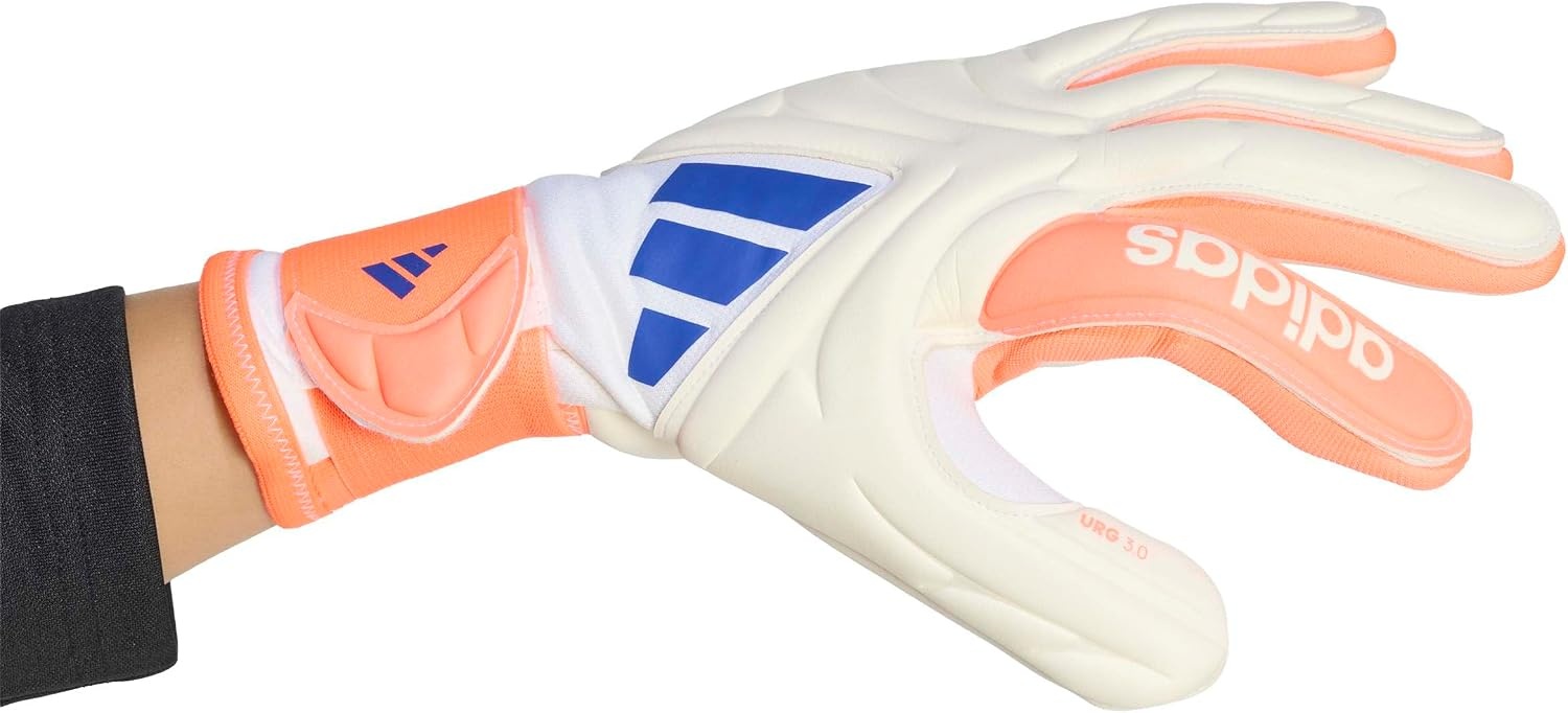 image:imageAdidas Copa League Goalie GlovesOff WhiteLucid BlueSignal CoralLeague
