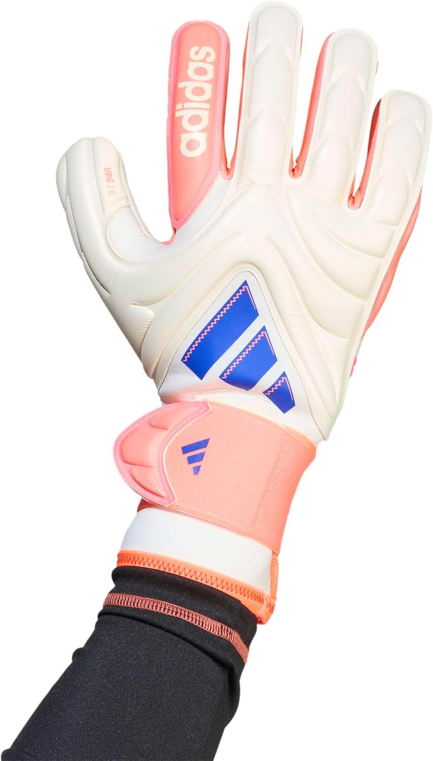 image:imageAdidas Copa League Goalie GlovesOff WhiteLucid BlueSignal CoralPro