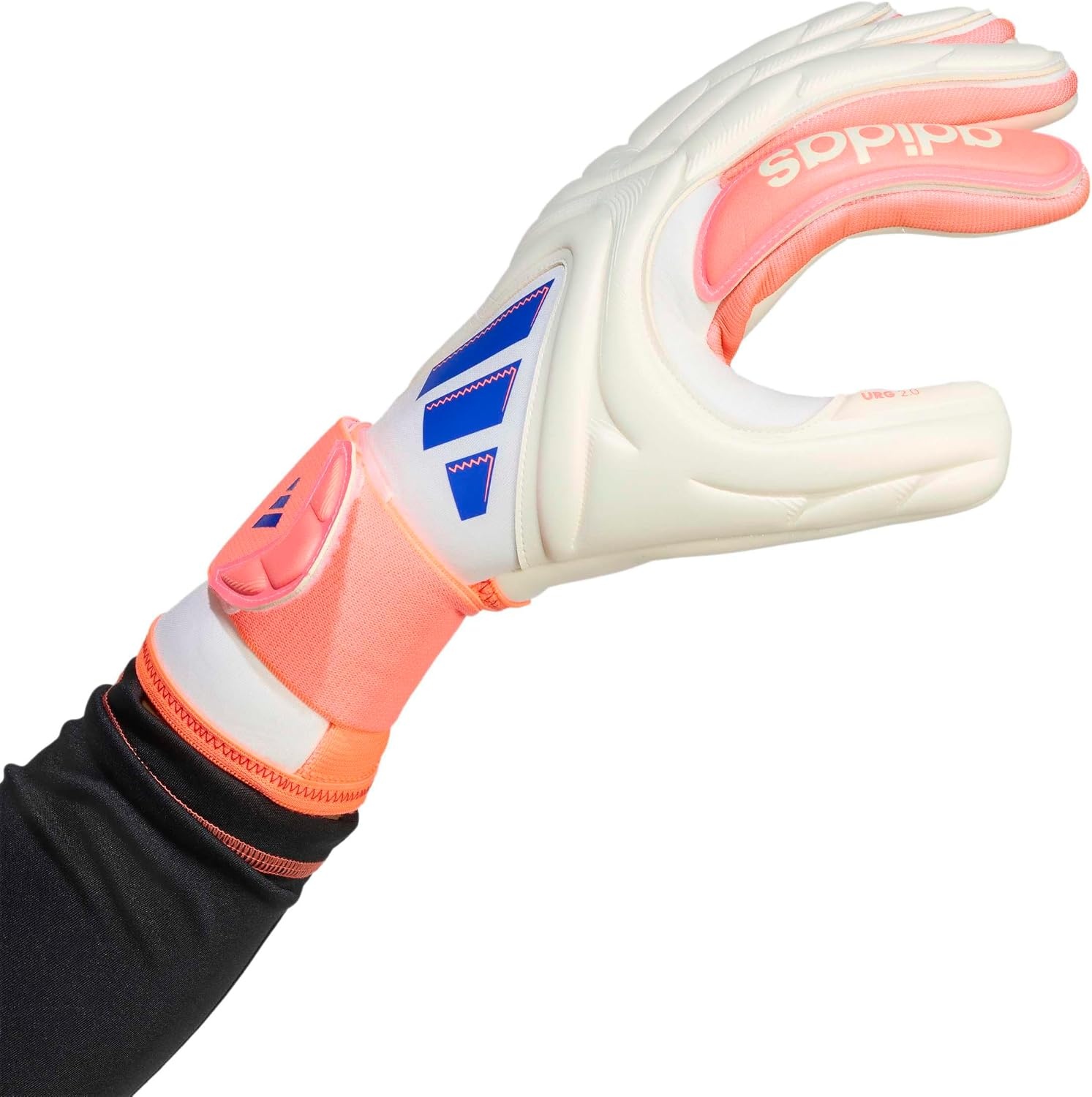 image:imageAdidas Copa League Goalie GlovesOff WhiteLucid BlueSignal CoralPro