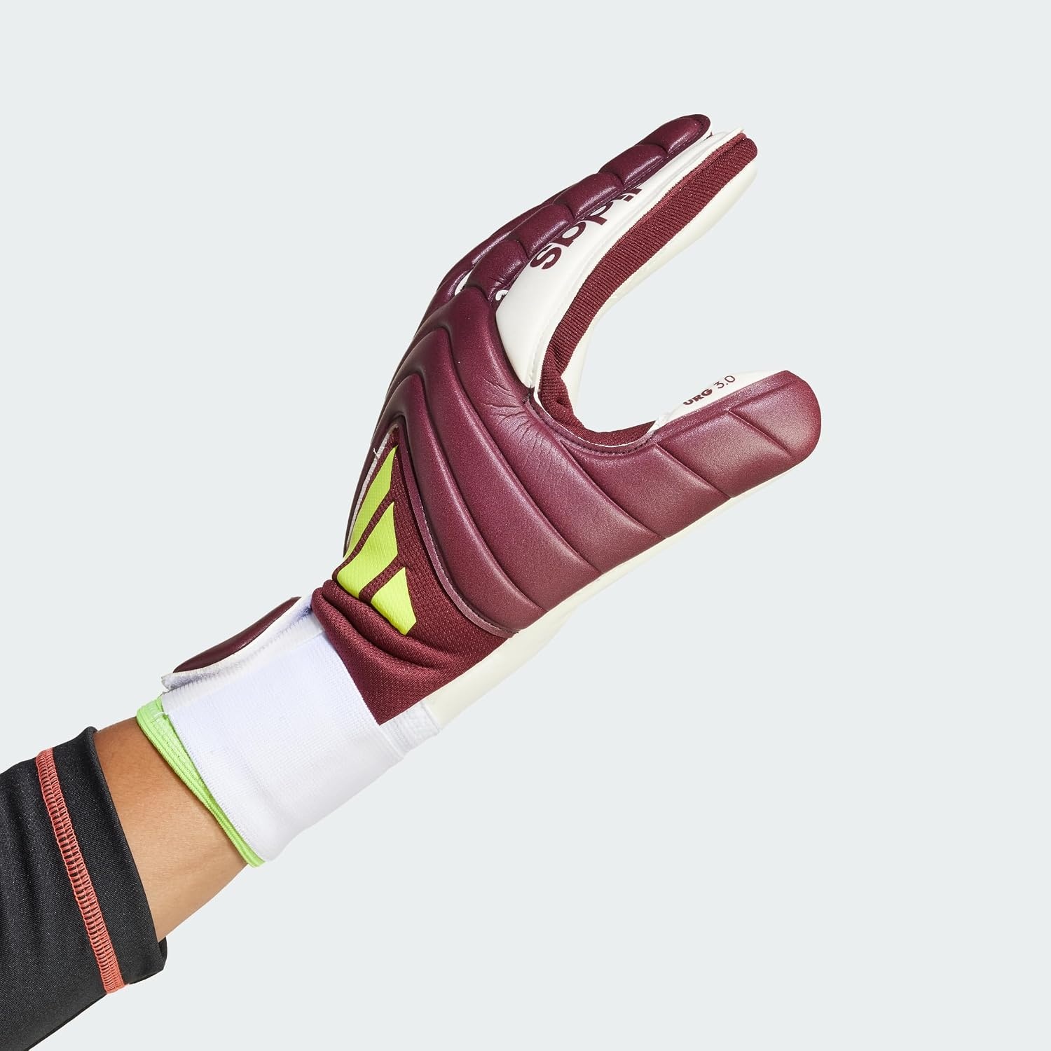 image:imageAdidas Copa League Goalie GlovesShadow RedWhiteSolar Yellow