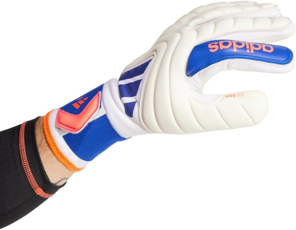 image:imageAdidas Copa League Goalie GlovesWhiteLucid BlueSolar Red