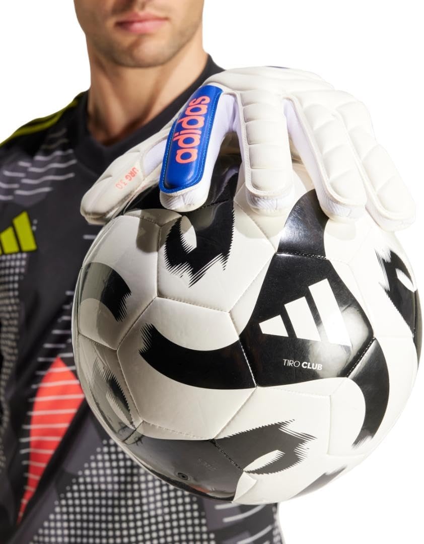 image:imageAdidas Copa League Goalie GlovesWhiteLucid BlueSolar Red