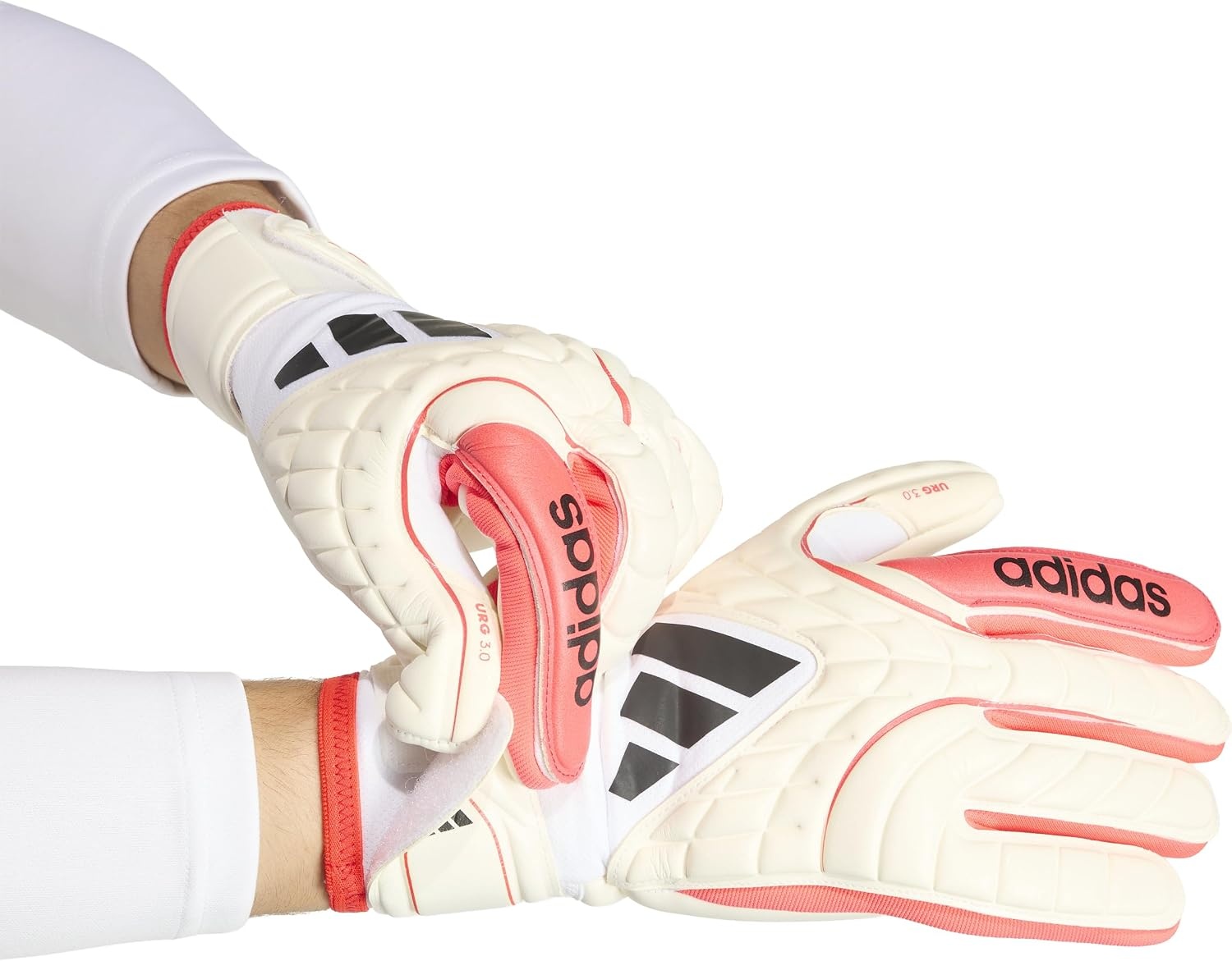 image:imageAdidas Copa League Goalie GlovesWhiteLucid RedBlack