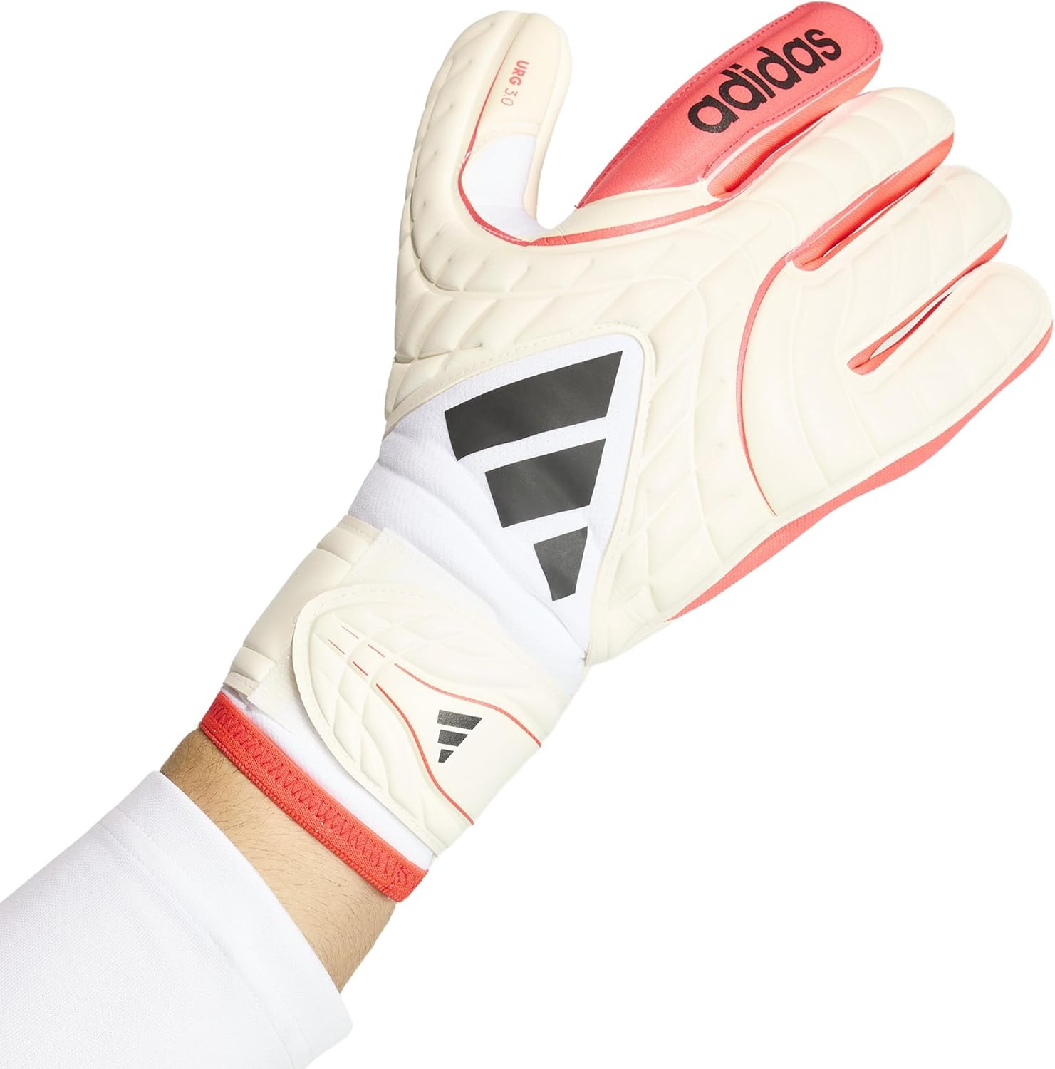 image:imageAdidas Copa League Goalie GlovesWhiteLucid RedBlack