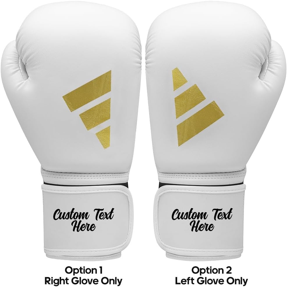 image:imageAdidas Custom Boxing Gloves Speed 50 for Boxing Kickboxing MMA Bag Training amp Fitness Custom Boxing Gloves for Gifts SouvenirsWhite Gold