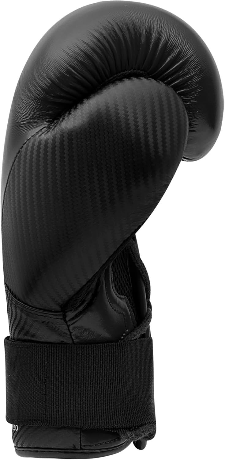 image:imageAdidas Hybrid 250 Boxing Gloves Boxing Kickboxing Sparring Bag Training or MMA Training BlackAsh Black White 12 oz 14 oz or 16 ozBlack 12 oz