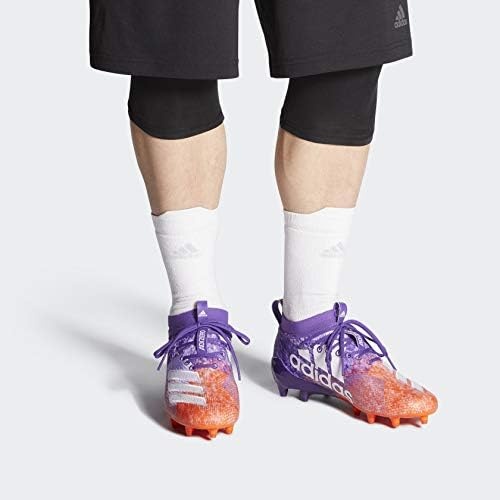 image:imageAdidas Mens Adizero Electric1 American FootballActive PurpleCloud WhiteTrue Orang
