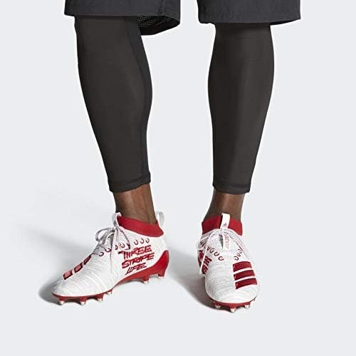 image:imageAdidas Mens Adizero Electric1 American FootballCloud WhitePower RedPower Red