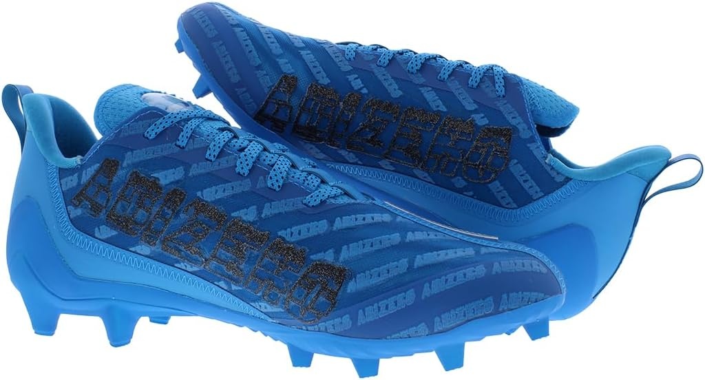 image:imageAdidas Mens Adizero Electric1 American FootballCyanSilver MetallicCore Black