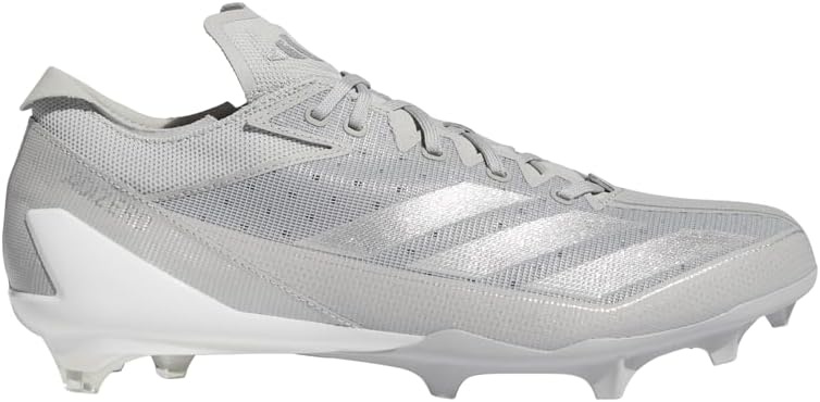 image:imageAdidas Mens Adizero Electric1 American FootballGreySilver MetallicWhite2024
