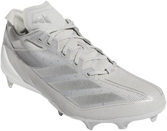 image:imageAdidas Mens Adizero Electric1 American FootballGreySilver MetallicWhite2024