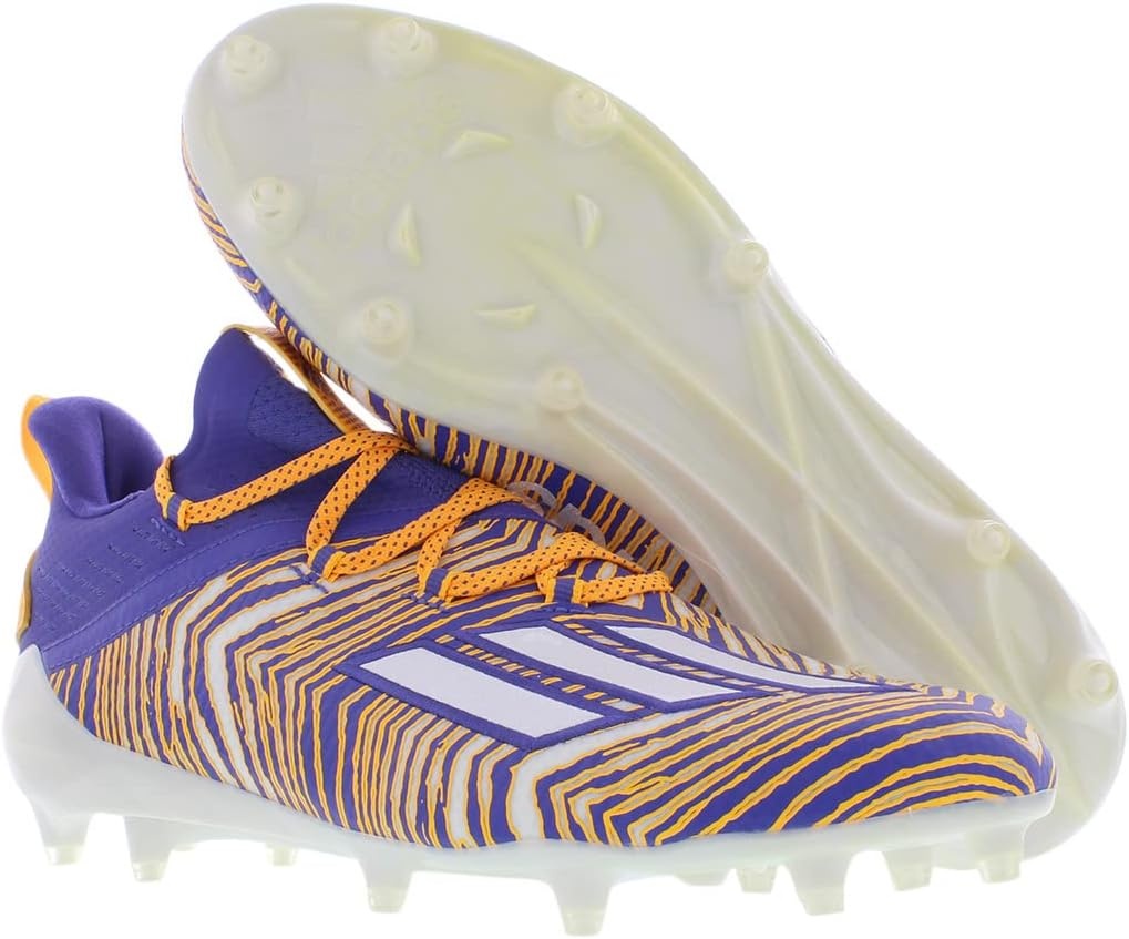 image:imageAdidas Mens Adizero Electric1 American FootballPurpleYellowWhite