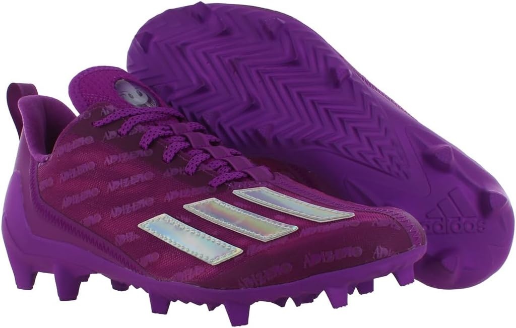 image:imageAdidas Mens Adizero Electric1 American FootballSonic FuchsiaSilver MetallicCore Black