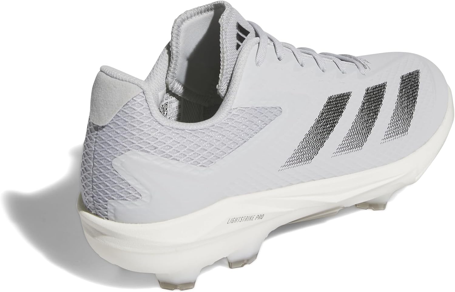 image:imageAdidas Mens Adizero Electric1 American FootballTeam Light GreyBlackWhite