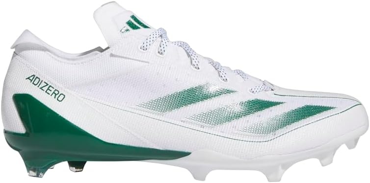image:imageAdidas Mens Adizero Electric1 American FootballWhiteDark GreenWhite2024