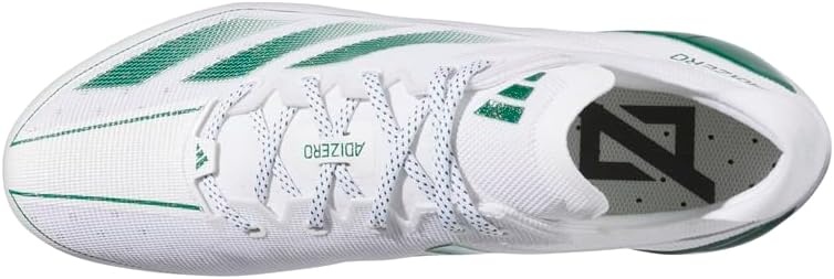 image:imageAdidas Mens Adizero Electric1 American FootballWhiteDark GreenWhite2024