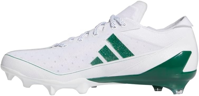 image:imageAdidas Mens Adizero Electric1 American FootballWhiteDark GreenWhite2024