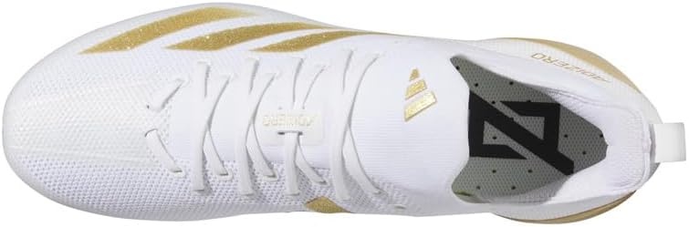 image:imageAdidas Mens Adizero Electric1 American FootballWhiteGold MetallicWhite