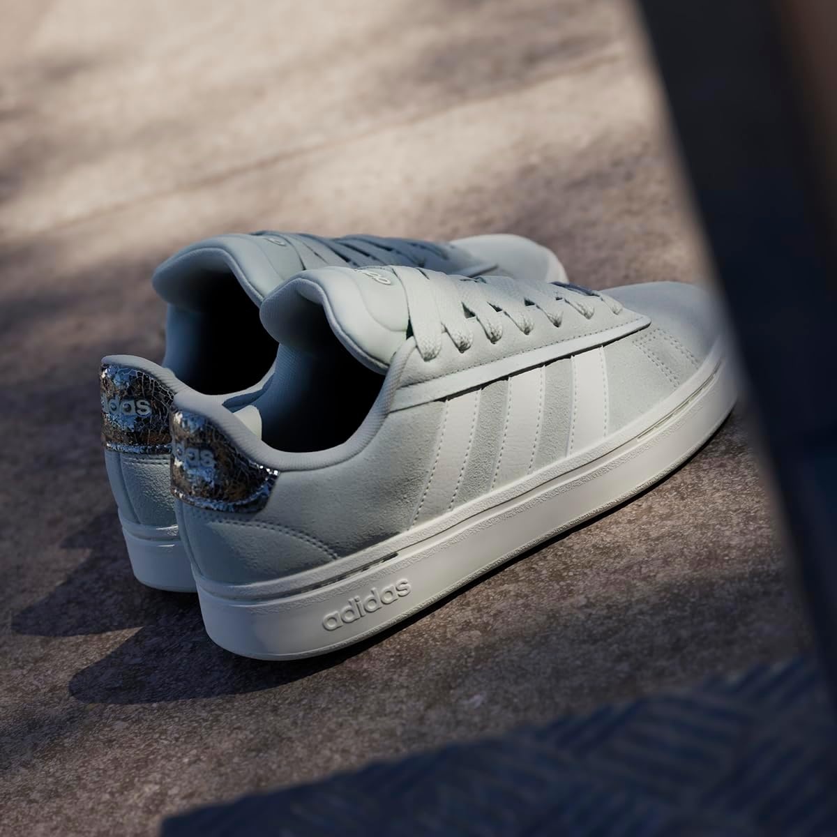 image:imageAdidas Mens Grand Court Alpha 00sLingrn Owhite Silvmt