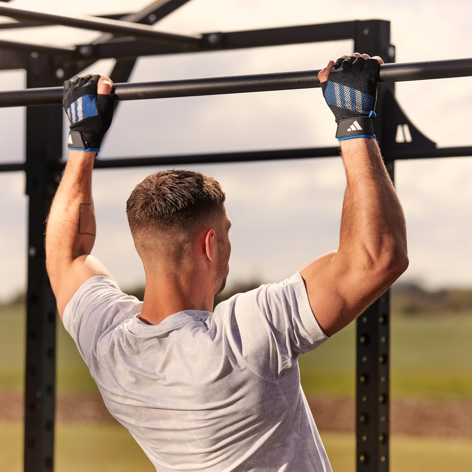 image:imageAdidas Performance Weightlifting Gloves Fingerless Aeroready Workout GlovesSmall