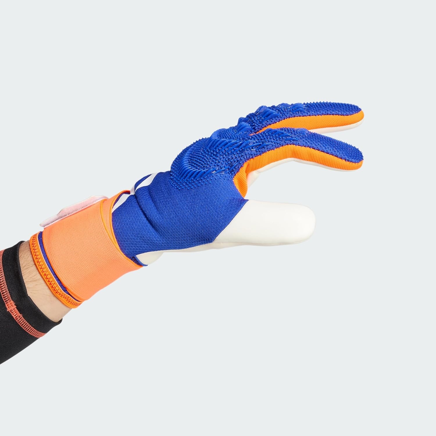 image:imageAdidas Predator Competition Goalie Soccer GlovesLucid BlueSolar RedWhite