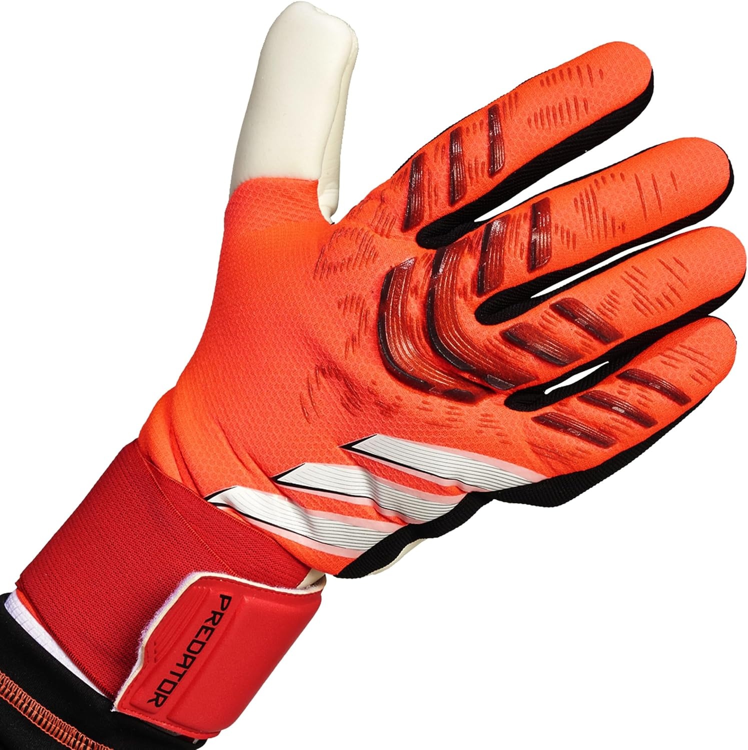image:imageAdidas Predator Competition Goalie Soccer GlovesLucid RedBlackWhite