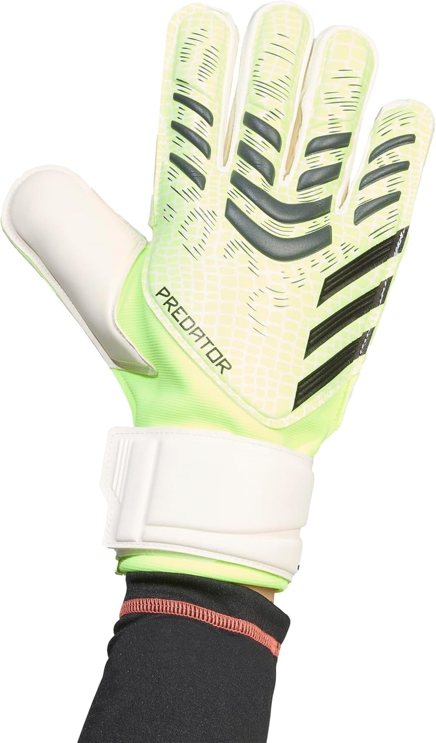 image:imageAdidas Predator Match Goalie GlovesLucid LemonWhiteBlack