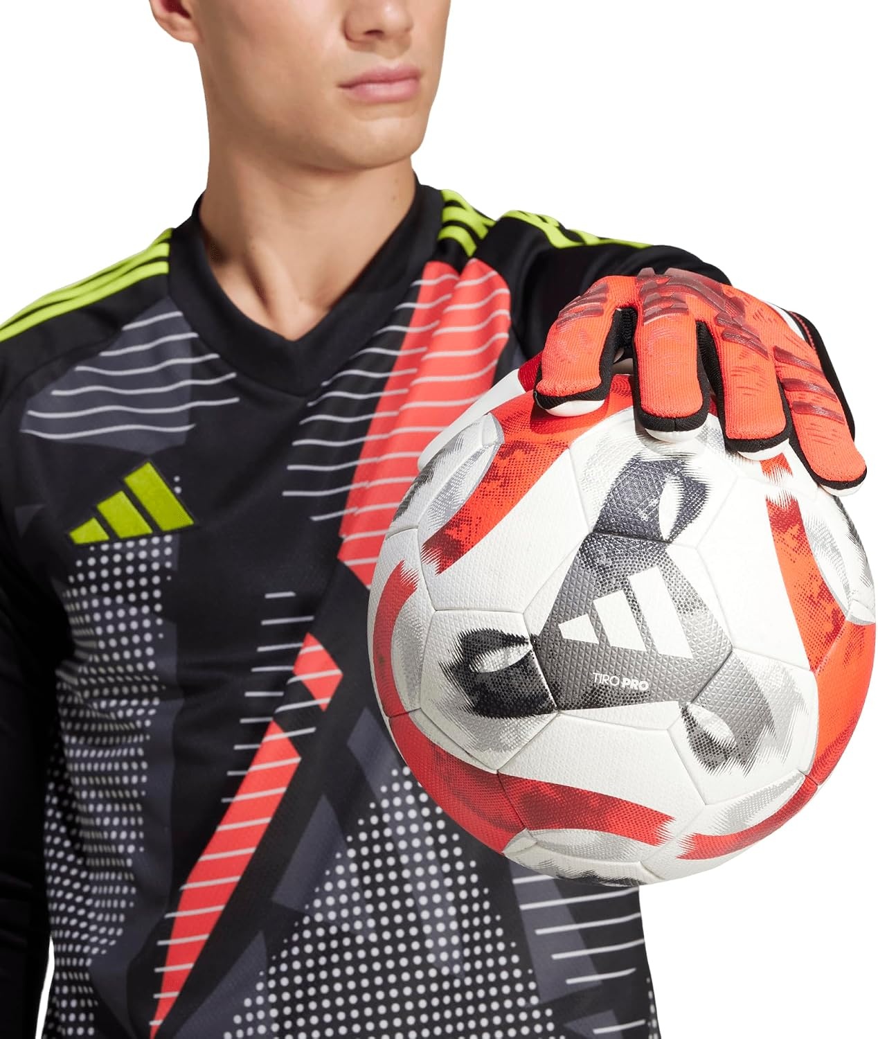 image:imageAdidas Predator Pro Goalkeeper GlovesLucid RedBlackWhite