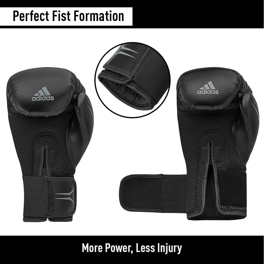 image:imageAdidas Speed TILT 150 Boxing Gloves Training Boxing Gloves for Men amp Women Heavy Bag Gloves Kickboxing Gloves Punching Gloves for Fitness amp MMABlackMat BlackGrey 3