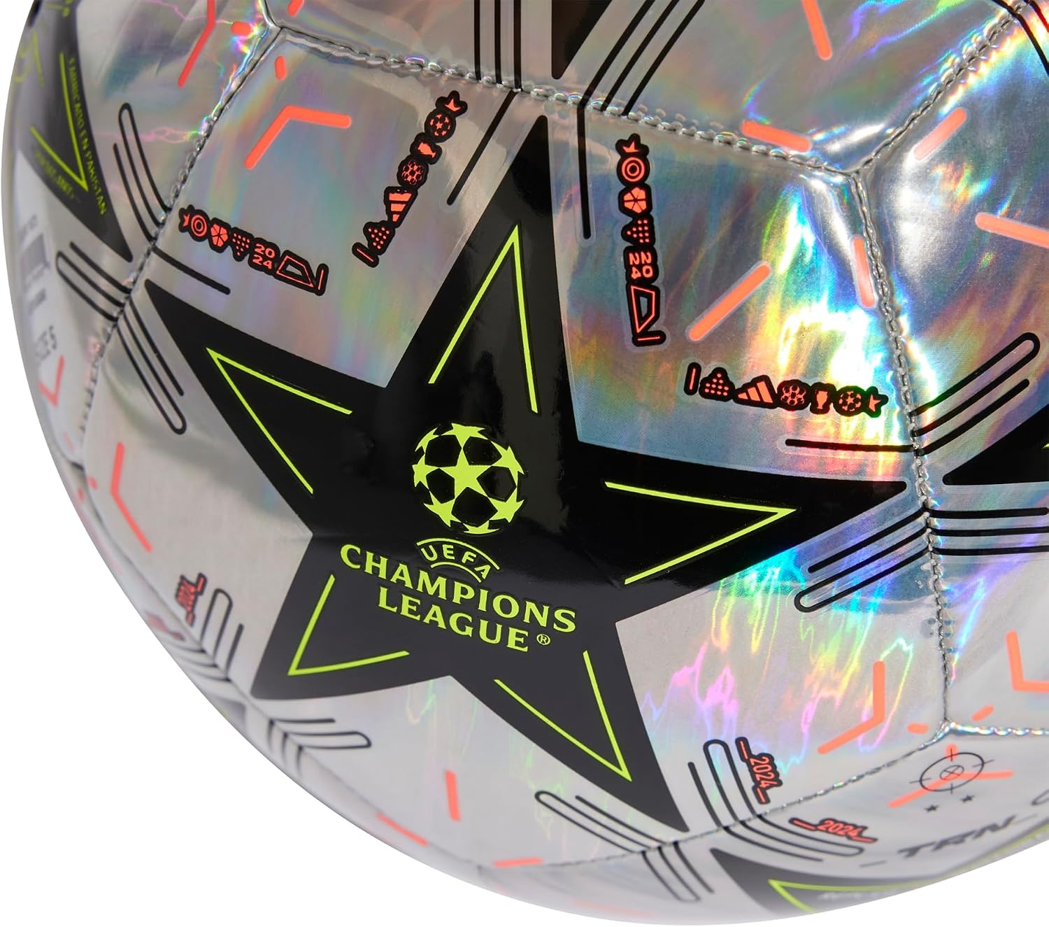 image:imageAdidas UEFA Champions League Soccer BallMulticolorBlackPlatin MetallicTeam Solar Yellow