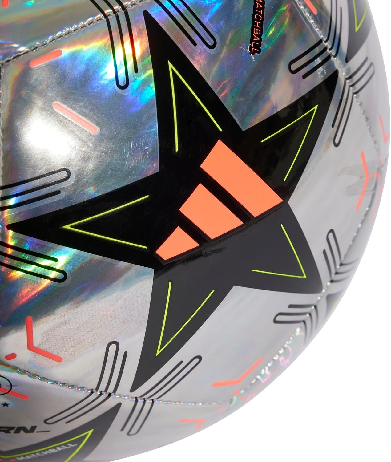 image:imageAdidas UEFA Champions League Soccer BallMulticolorBlackPlatin MetallicTeam Solar Yellow
